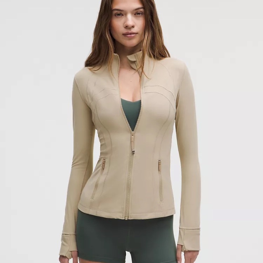 Lululemon Define Cropped Jacket Nulu-Sheer Oak-SHOK-NWT